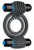 Double C-Vibrating Ring OptiMale Gray