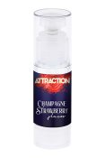 Mai Attraction Hot Kiss Massage Oil Champagne Strawberry Flavor