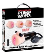 Pump Worx Travel Trio Pump Set Black