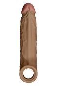 Shaft F 6.9 Inch Liquid Silicone Sleeve Oak