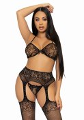 Bra Top, String And Stockings OS