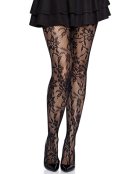 Seamless Floral Lace Tights