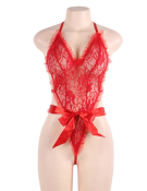 Floral Teddy With Wrist Restraints