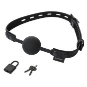 Sincerely Locking Lace Silicone Ball Gag