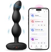 Lovense - Ridge Rotating and Vibrating Anal Vibrator Black