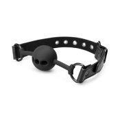Noir - Breathable Silicone Ball Gag - Black