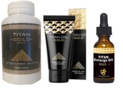 Titan Gold Penisfrstorande Paket 3 sty