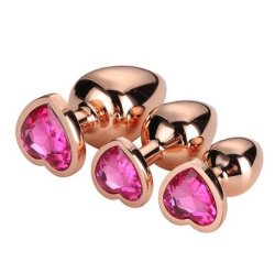Rose Gold Plug Set