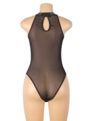 Halter Neck Sleeveless Bodysuit