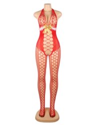 Christmas Fluffy Bodystocking