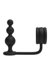 Ramrod Cockring With Beaded Anal Plug