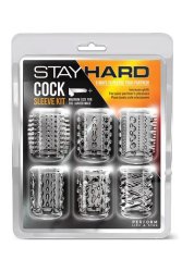Stay Hard Cock Sleeve Kit Clear