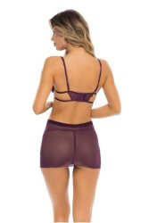Sneak Peak Chemise Set Purple
