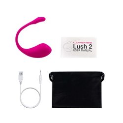 Lovense - Lush 2 Wearable Bullet Vibrator Magenta