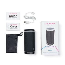 Lovense - Calor Depth-Controlled Male Masturbator Black
