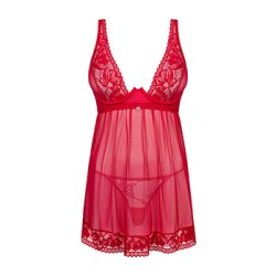 Obsessive - Sexy Babydoll and Thong Red