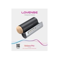 Lovense - Solace Pro Automatic Thrusting Masturbator Black