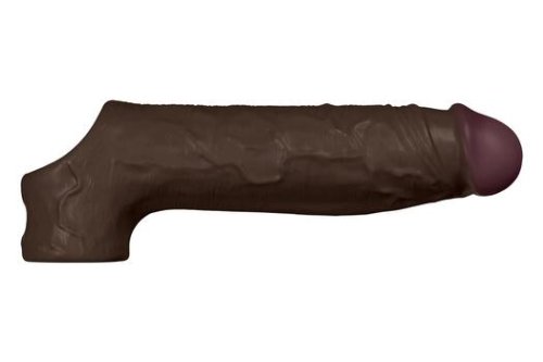 Shaft F 6.9 Inch Liquid Silicone Sleeve Mahogany