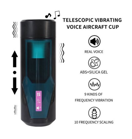 HiSmith KlicLok Vibrating Moaning Stroker