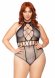 Seamless multi net bodysuit 1X/2X