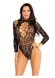High Neck Lace Bodysuit