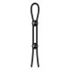 Nexus - Forge Adjustable Cock and Ball Ring Black